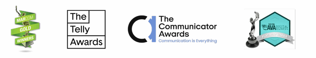 Macom, Telly, Ava, and Communicator award