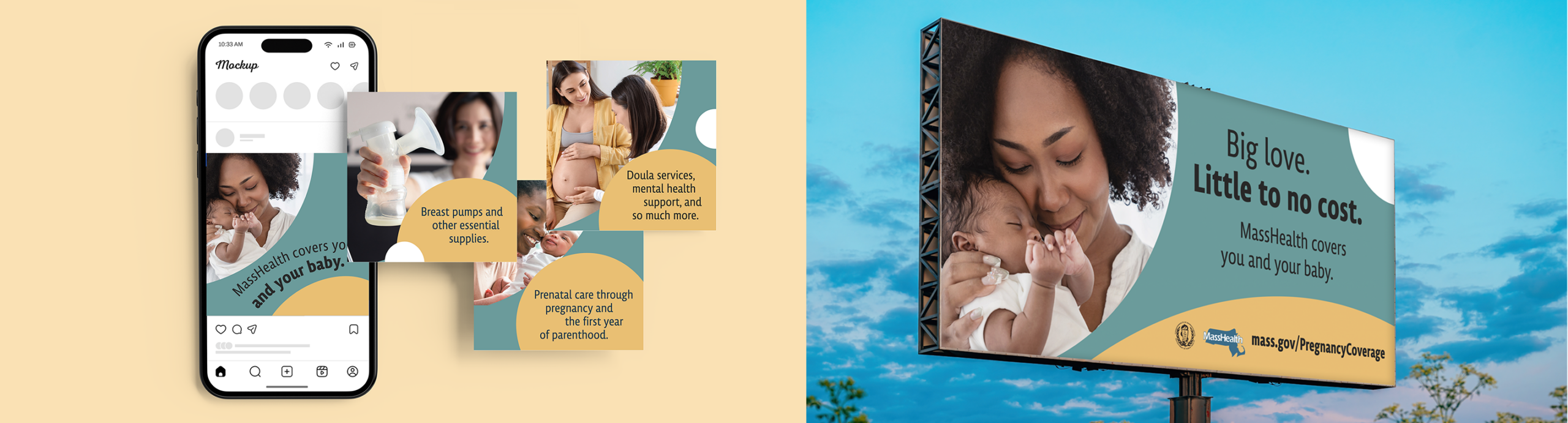 TWO ASSETS, SOCIAL CAROUSEL AND A BILLBOARD