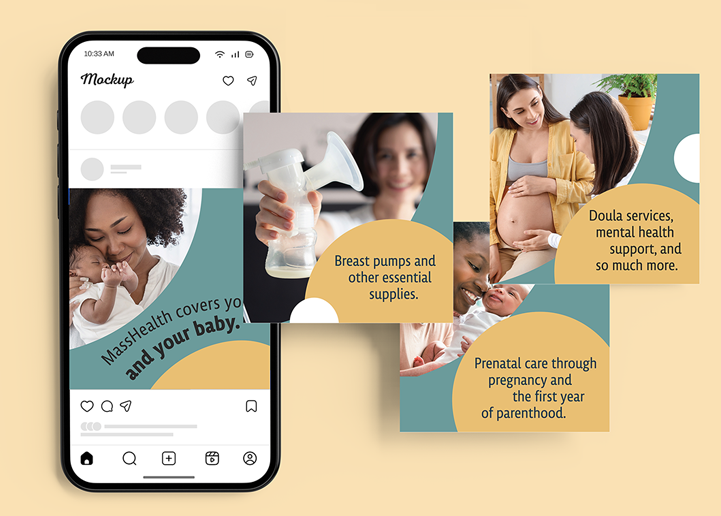 Preview of Maternal Health campaign– social carousel